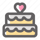 valentine, romance, love, cake, gift, heart