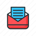 blue, email, envelope, letter, love, mail, red