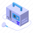 lung, ventilator, isometric