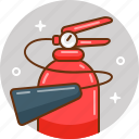 extinguisher, fire, fire extinguisher, protection, security