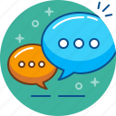 chat, conversation, dialogue, speak, speech