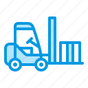 cargo, forklift, loader, truck, warehouse