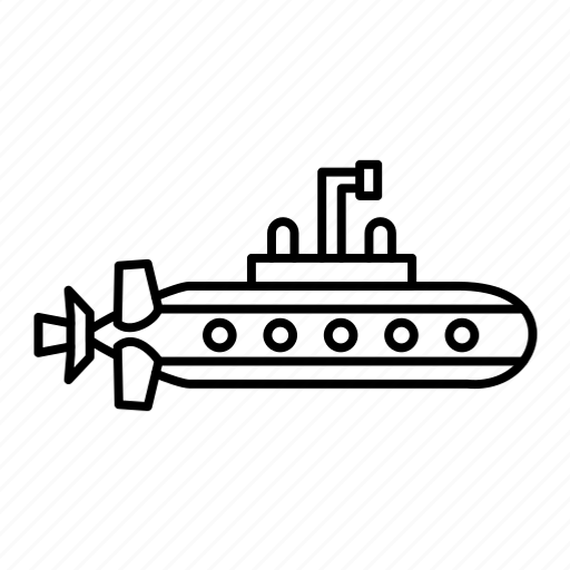 Submarine, ocean, sea, weapon, military icon - Download on Iconfinder