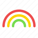 rainbow, atmospheric, spectrum, climate, weather