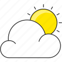 cloud, day, forecast, morning, nature, sun