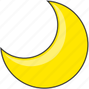 crescent, forecast, moon, nature, night