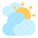 weather, cloud, cloudy, sun, sunny