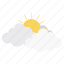 cloud, sun, cloudy, day, sunny, weather