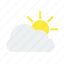 cloud, cloudy, day, forecast, sun, weather