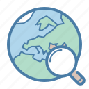 globe, world, search