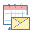 calendar, email, schedule