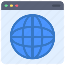 globe, grid, browser, webpage, website, internet, worldwide