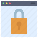 lock, browser, webpage, website, locked, secure