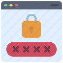 password, browser, webpage, website, passcode