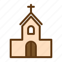 church, building, cross, religious