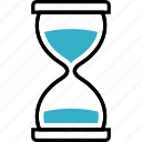 clock, hourglass, sand, hour, time, sandglass