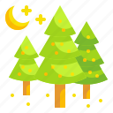 christmas, forest, pine, tree, xmas