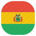 bolivia, bolivian, country, flag, national