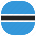 botswana, country, flag, national