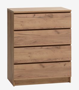 4 drawer chest LIMFJORDEN natural oak colour