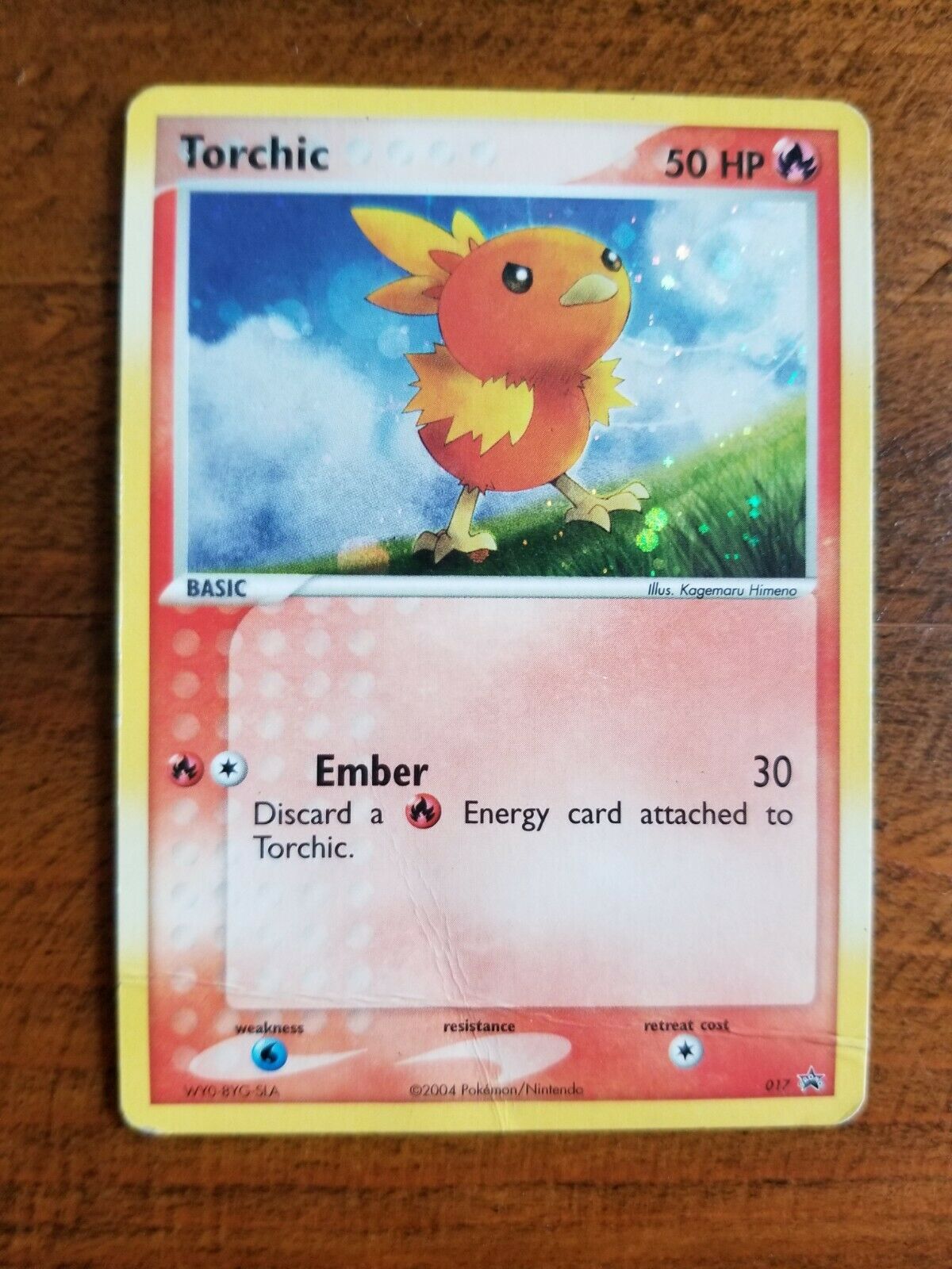 Mavin | TORCHIC 017 Black Star Promo Pokémon Card Played