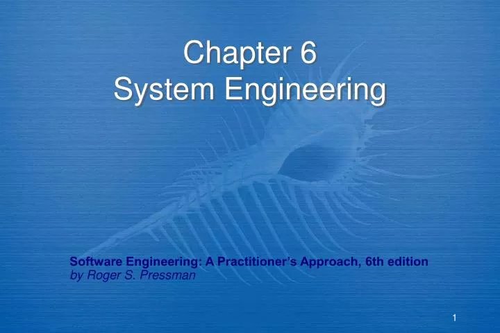 chapter 6 system engineering