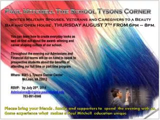 Paul Mitchell The School Tysons Corner