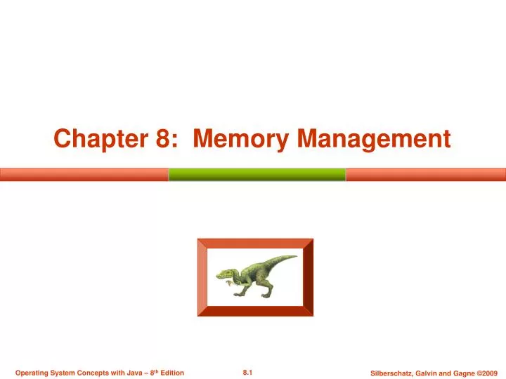 chapter 8 memory management