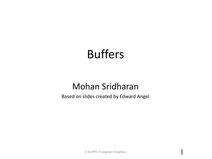 buffers