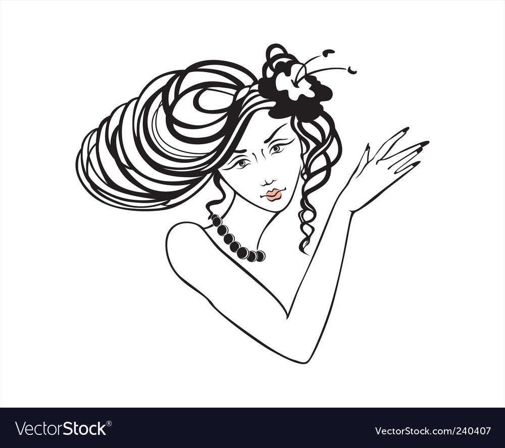 Fashion girl Royalty Free Vector Image - VectorStock