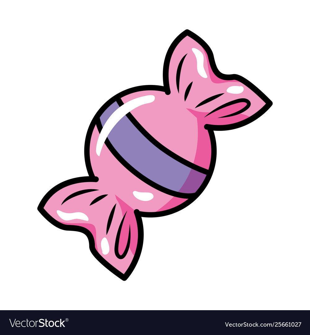 Candy icon cartoon Royalty Free Vector Image - VectorStock