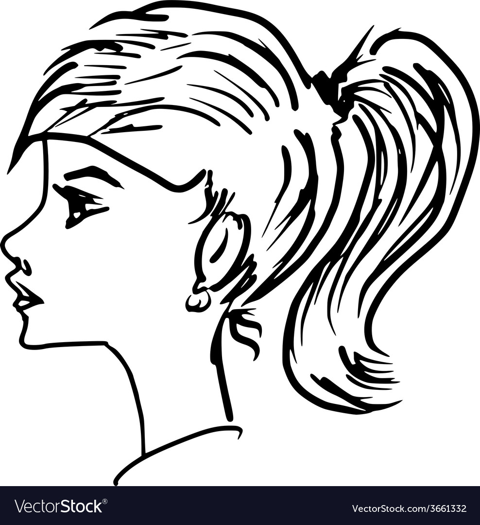 Beautiful girl Royalty Free Vector Image - VectorStock