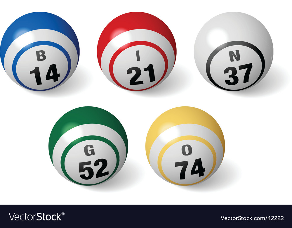 Single Bingo Balls SVG