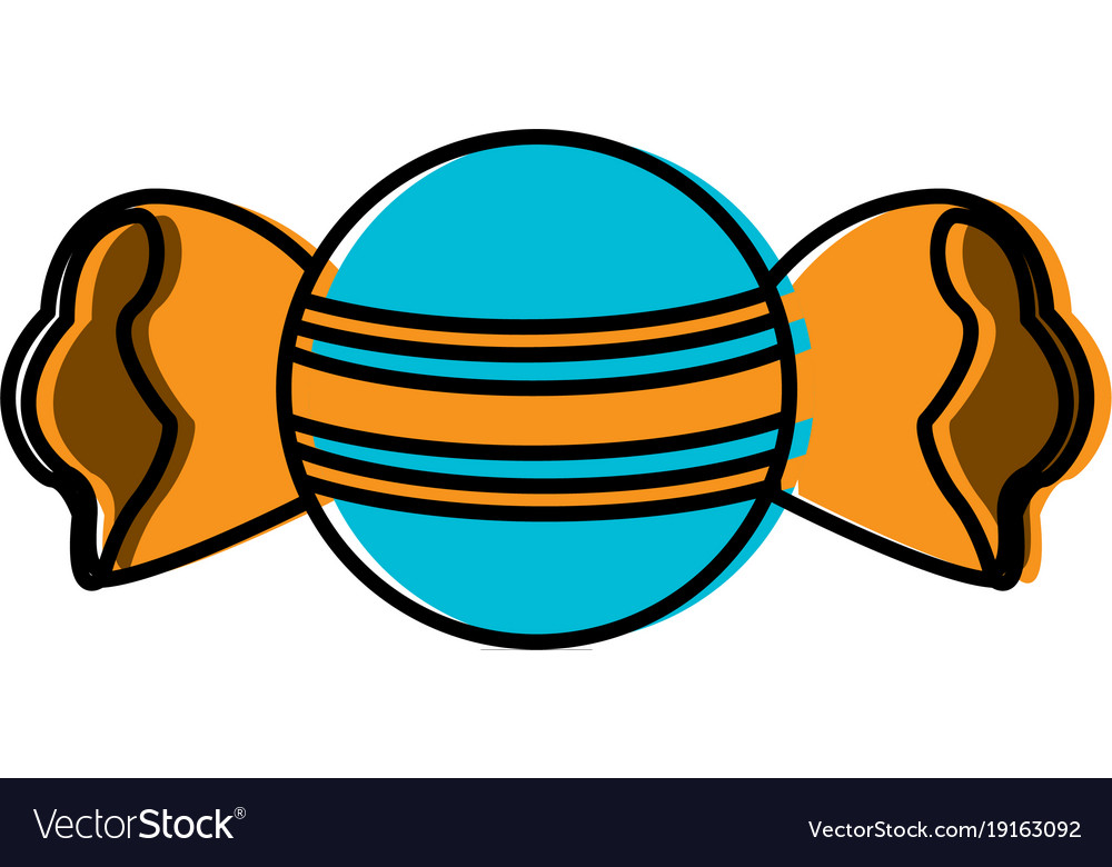 Sweet candy caramel Royalty Free Vector Image - VectorStock