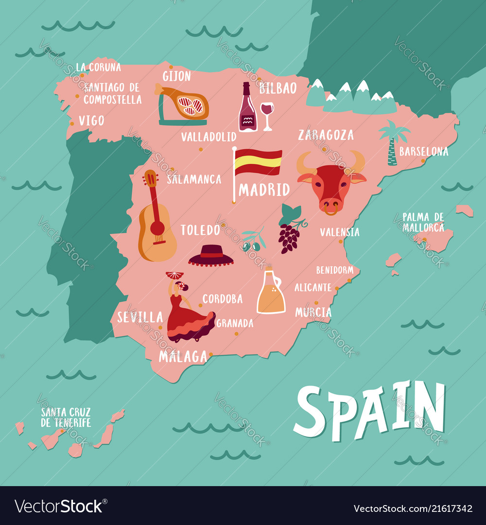 Madrid Spain Map Tourist - Guenna Holly-Anne