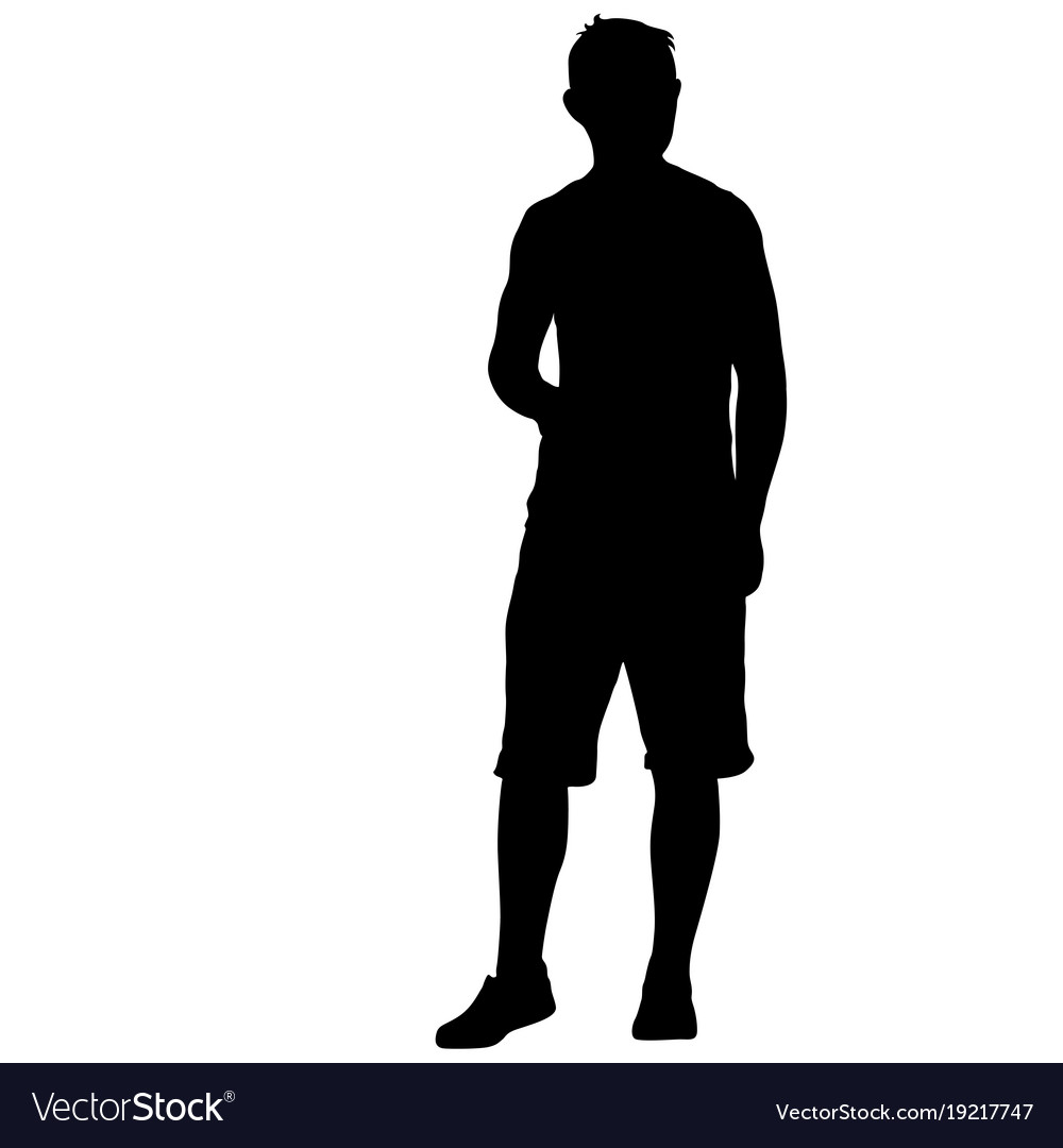 Silhouette Man Standing