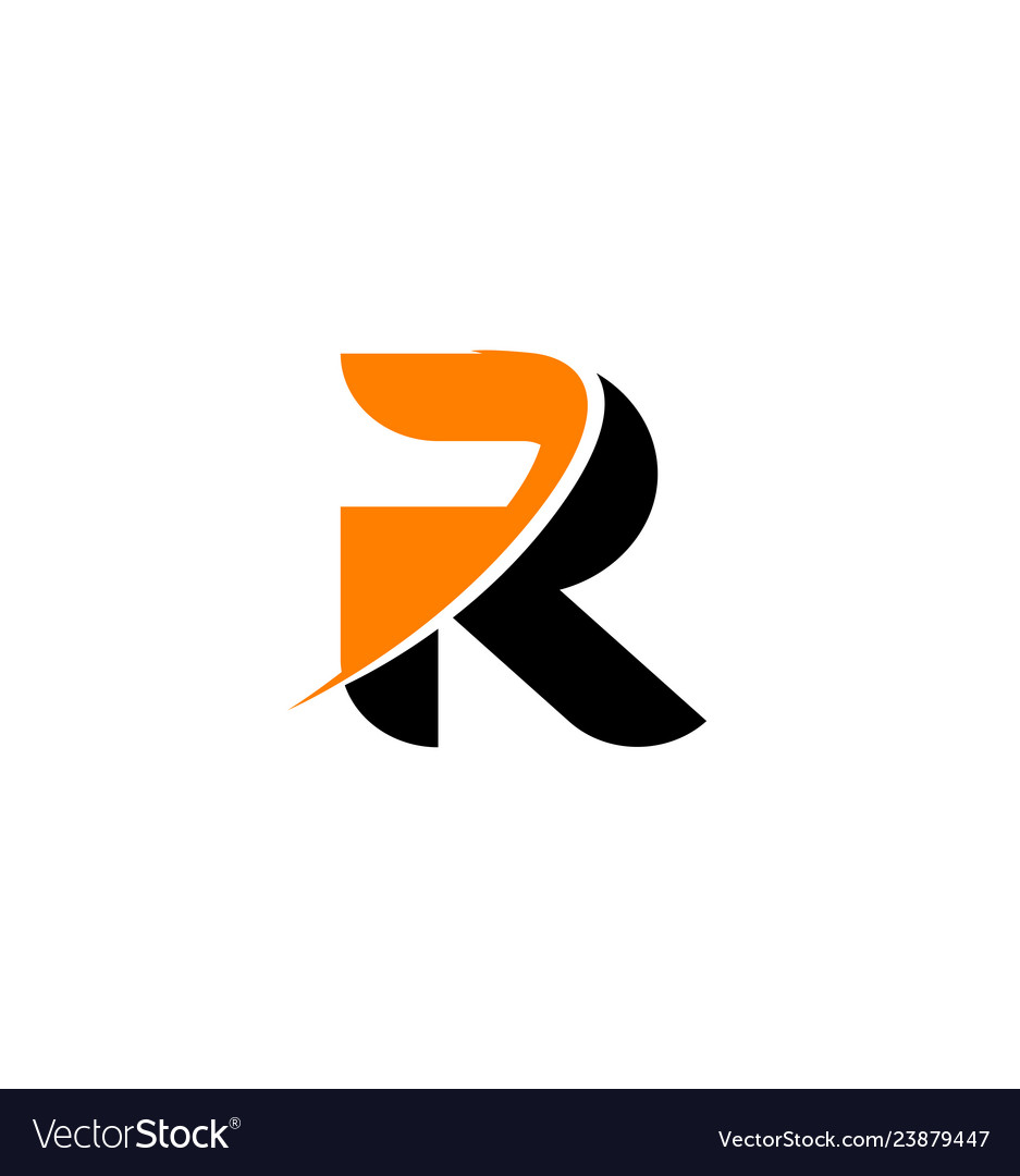 Letter R Logo Vector Rr Logo Logotipos Letras Images