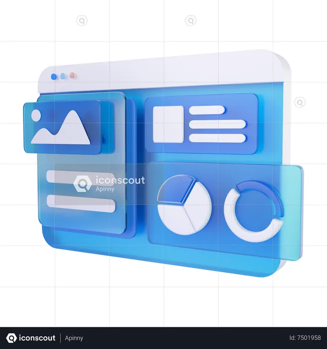 Website  3D Icon