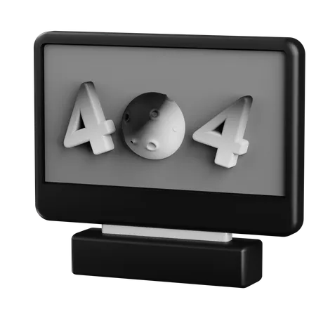 404 Error  3D Icon