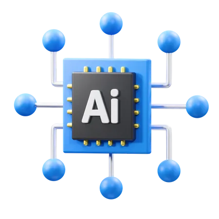 Ai Processor  3D Icon