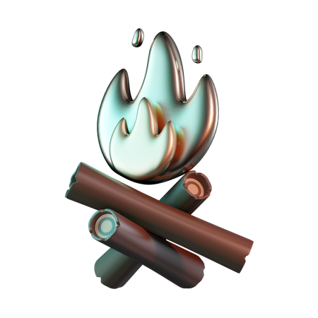 Bonfire  3D Icon