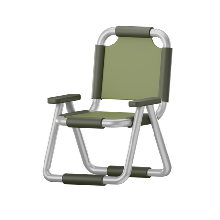 Camping Chair  3D Icon