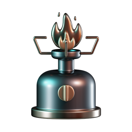 Camping Stove  3D Icon