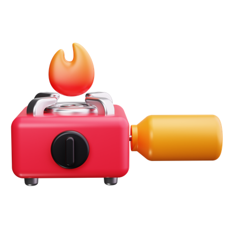 Camping Stove  3D Icon