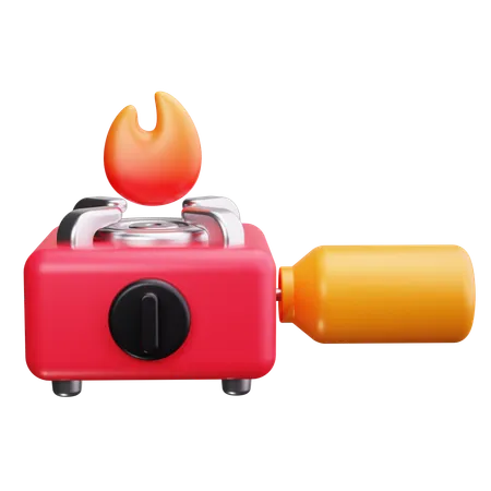 Camping Stove  3D Icon