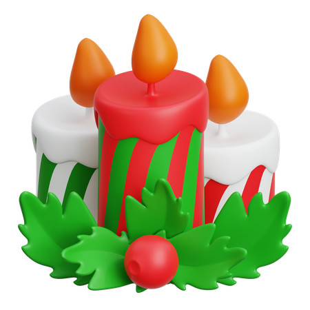 Candles  3D Icon