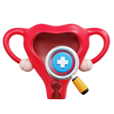 Cervical Cancer Check  3D Icon