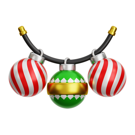 Christmas Ball Decorative  3D Icon