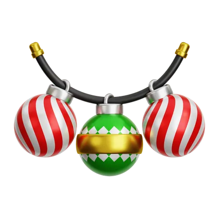 Christmas Ball Decorative  3D Icon