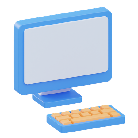 Computer  3D Icon